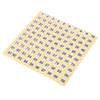 100Pcs Clear Number Stickers PVC Self-Adhesive Round Labels for DIY Handmade Crafts Gift Wrap Envelope Sealing Room Storage Tags