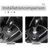 T61C_for Alfa Romeo Giulia Stelvio Center Console Gear Shift Panel