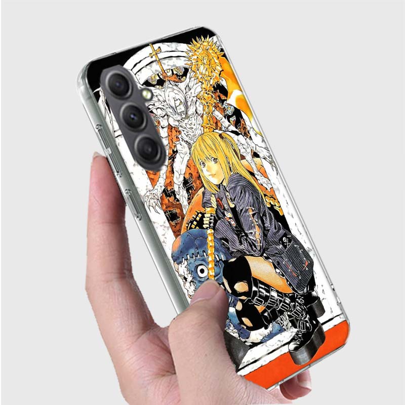 Anime Death note Amane Misa Phone Case for Samsung A16 A26 A36 A56 A17 A37 A57 A07 A06 A02S A03 A04S A05S Galaxy Note 20 10 A50S