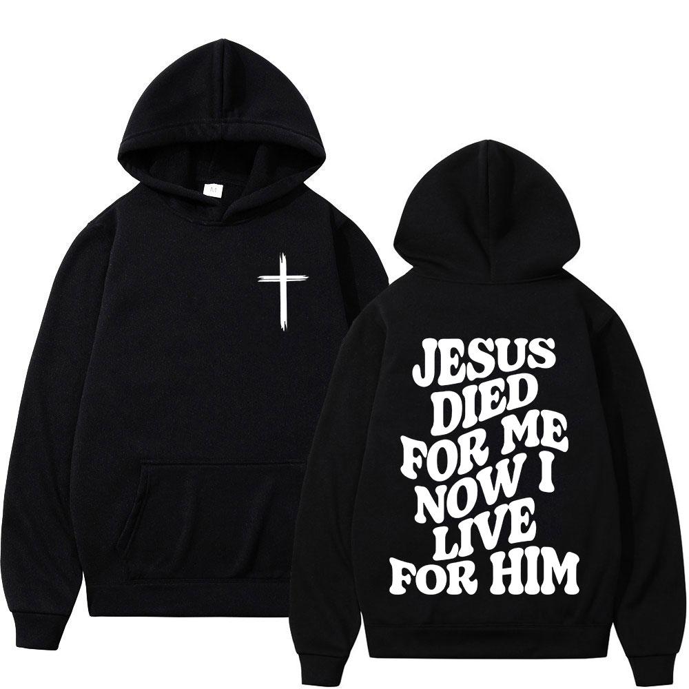 Christian Jesus Faith Over Fear Bible Verse Hoodies Men's Women High Quality Sweatshirts Fashion Vintage Pullovers Streetwear