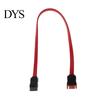 Red SATA 7 Pin Male to Female Extension Cable Cord for HDD Hard Drive