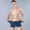 Plussize Men's Spring and Summer Bamboo Fiber Middle-aged and Elderly Boxer Briefs