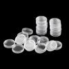 100Pcs 21/23/26/38mm Clear Round Plastic Coin Holders Capsules Container Storage Case Box Coin Cases Holder Coin Collecting Box