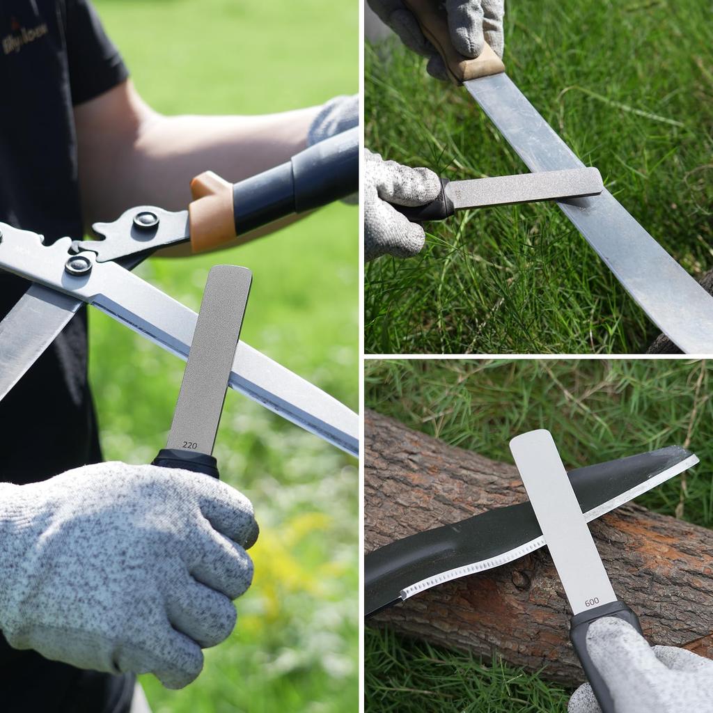 SHARPAL 120N Knife Diamond Sharpening Axe Coarse Fine Coarse Side Finishing Side 600 Stick-Type Sharpener, Double-Sided Stone, Sharpener, Sharpening,