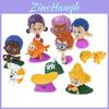 Encantador Set de 12 Figuras Bubble Guppies Juguete para Decorar Tarta con Gil Molly Nonny Deema Oona Goby