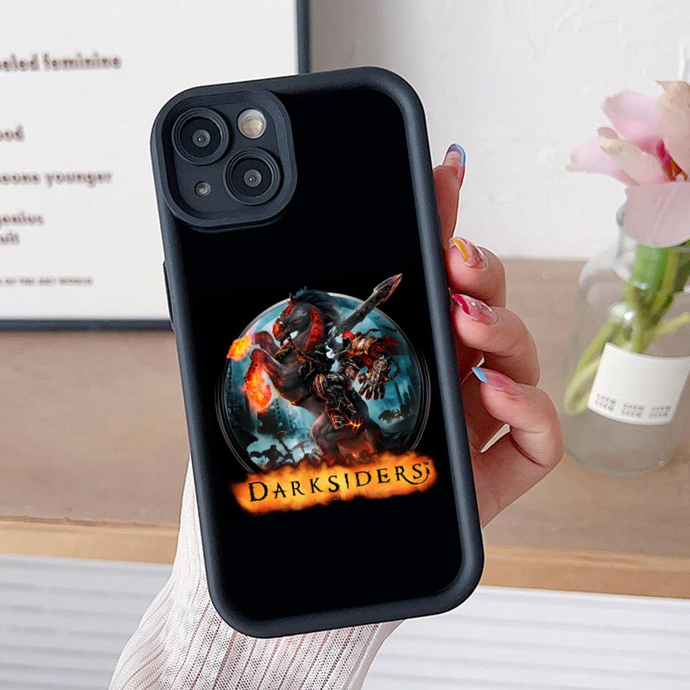 

Game Darksiders Mobile Phone Case for iPhone 17 16 15 14 13 12 11 Air Pro Max Plus Thicken TPU Colorful Cover Cellphones Cover iPhone 16 Plus