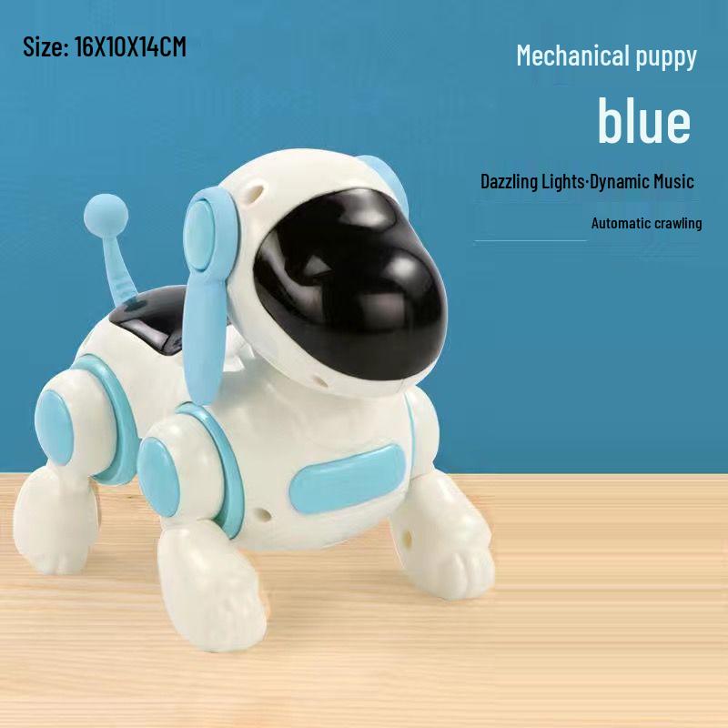 

Interactive Electric Dog Toy: Lights, Music, Barking & Walking - Early Education & Crawling Guide for Ages 1-3