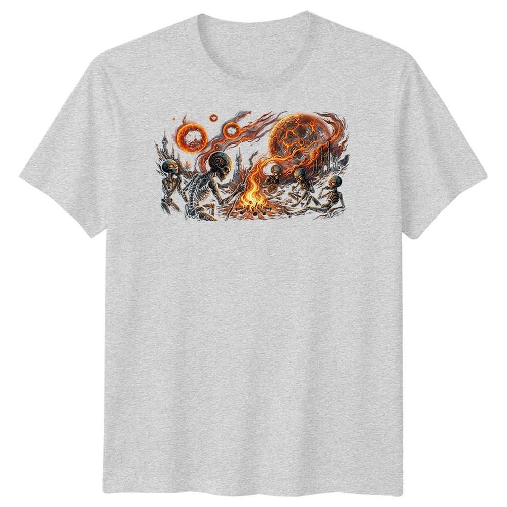 Alien Camping Unisexs T Shirt Ufo Et Adventure Night Area Trip