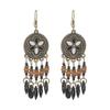 Ethnic Style Earrings, High-End Long Beaded Water Drop Fringed Earrings, Bohemian Ear Jewelry.
