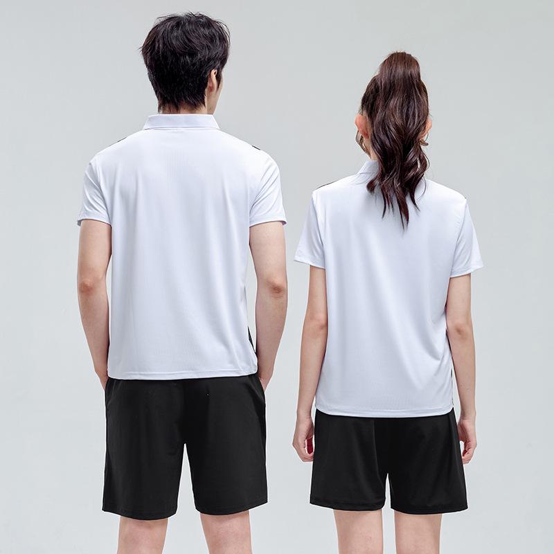 Unisex Quick-Dry Ice Silk Short Sleeve Fitness Set: Breathable Outdoor Casual Fashion for Couples