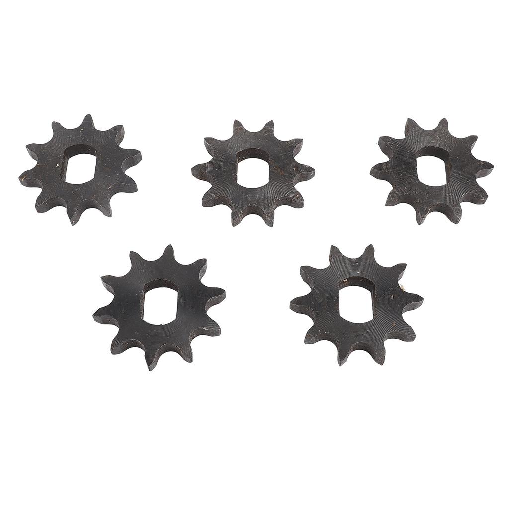 5pcs 428 10T Front Sprocket 12x17mm Inner Diameter 10 Tooth Steel Sprocket for 428 Chain