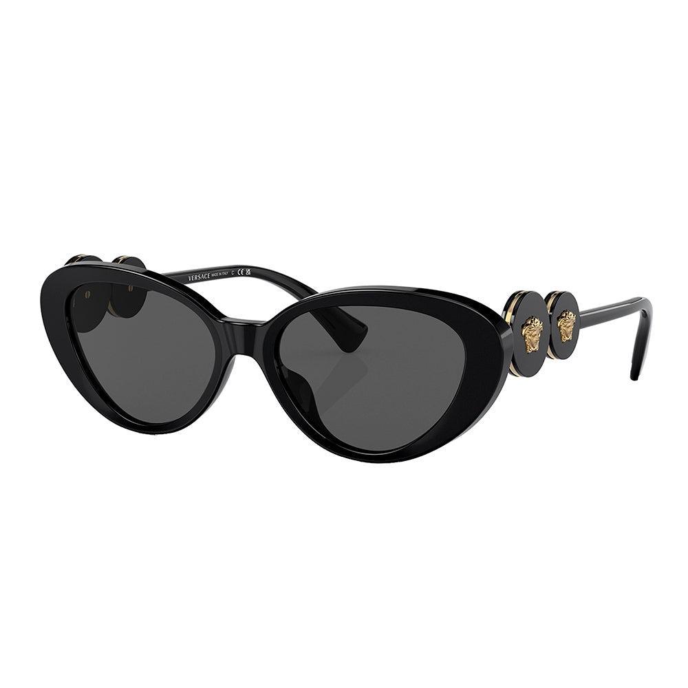 

Versace VE 4433U GB1 87 54мм Женские солнцезащитные очки «кошачий глаз» черные