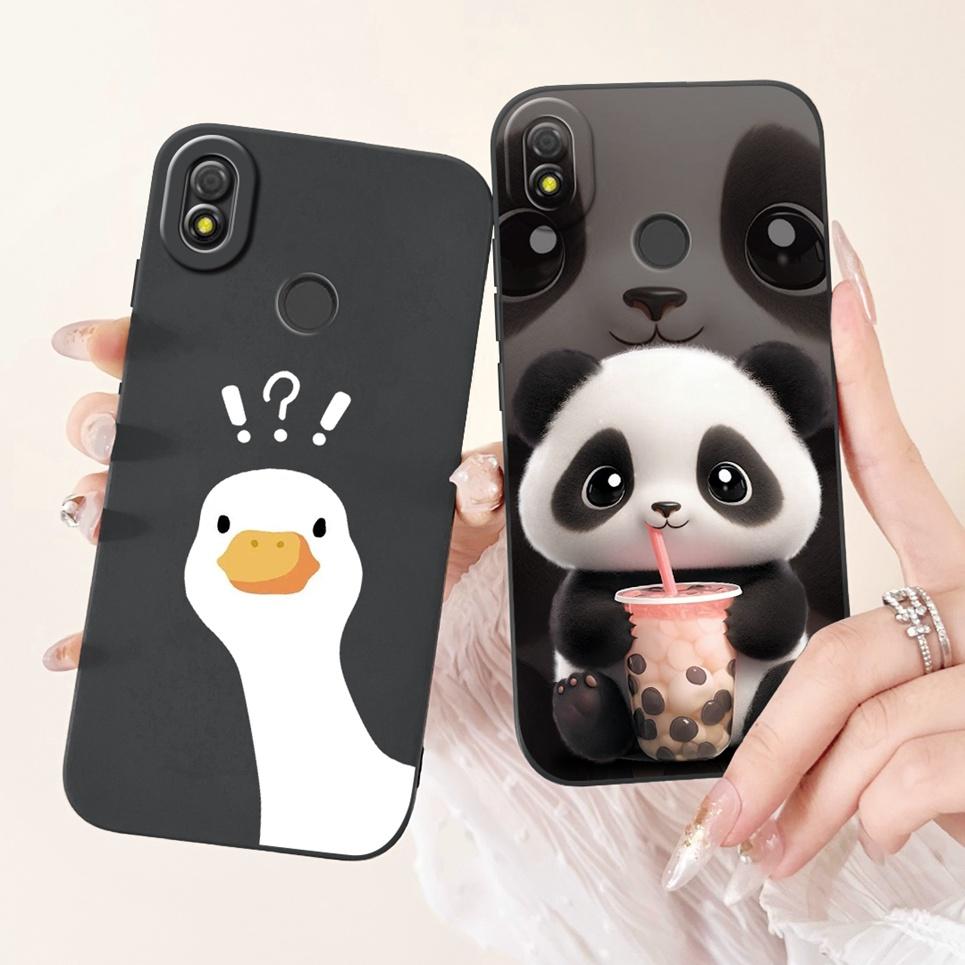For Tecno Pop 3 Plus BB4 Spark 4 Lite Soft Silicone Cute Cartoon Animals Dragon Painted Matte Cover Pop3 Bumper 6.52" Phone case