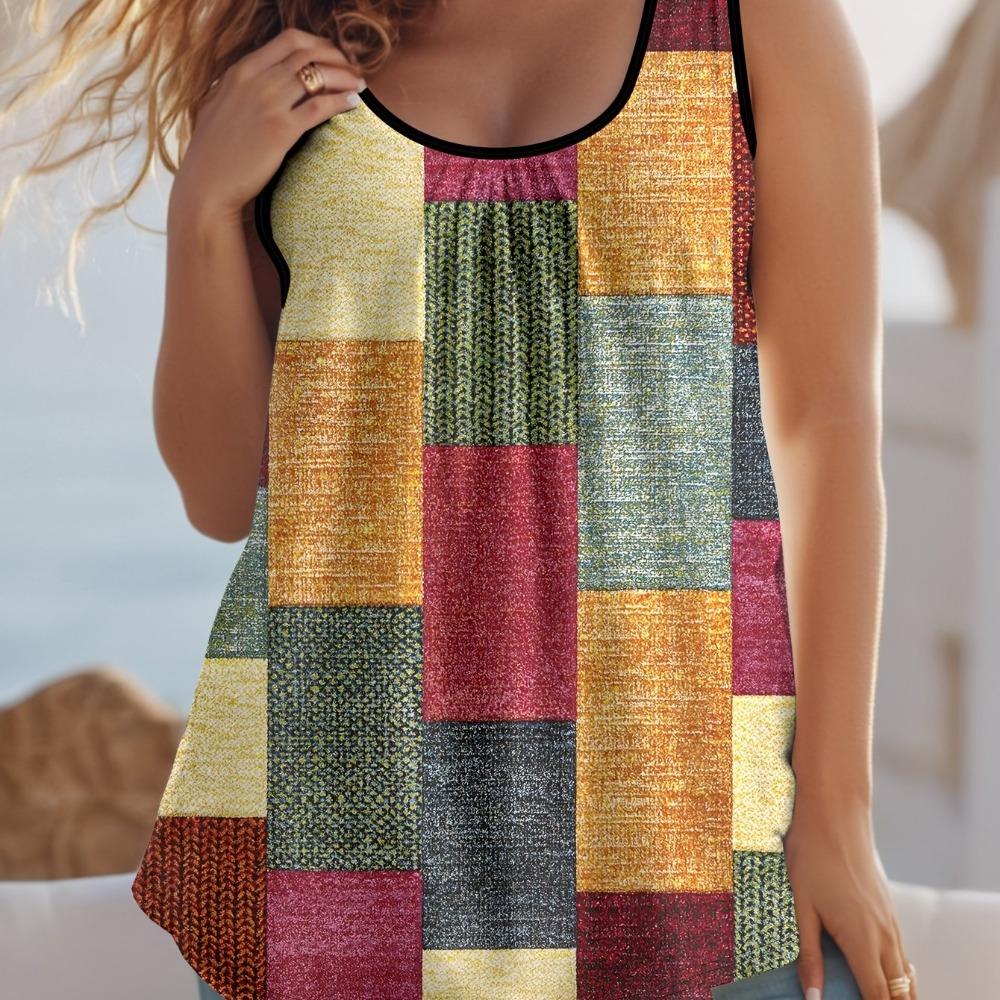 Plus Size Women s Summer Sleeveless Vest S