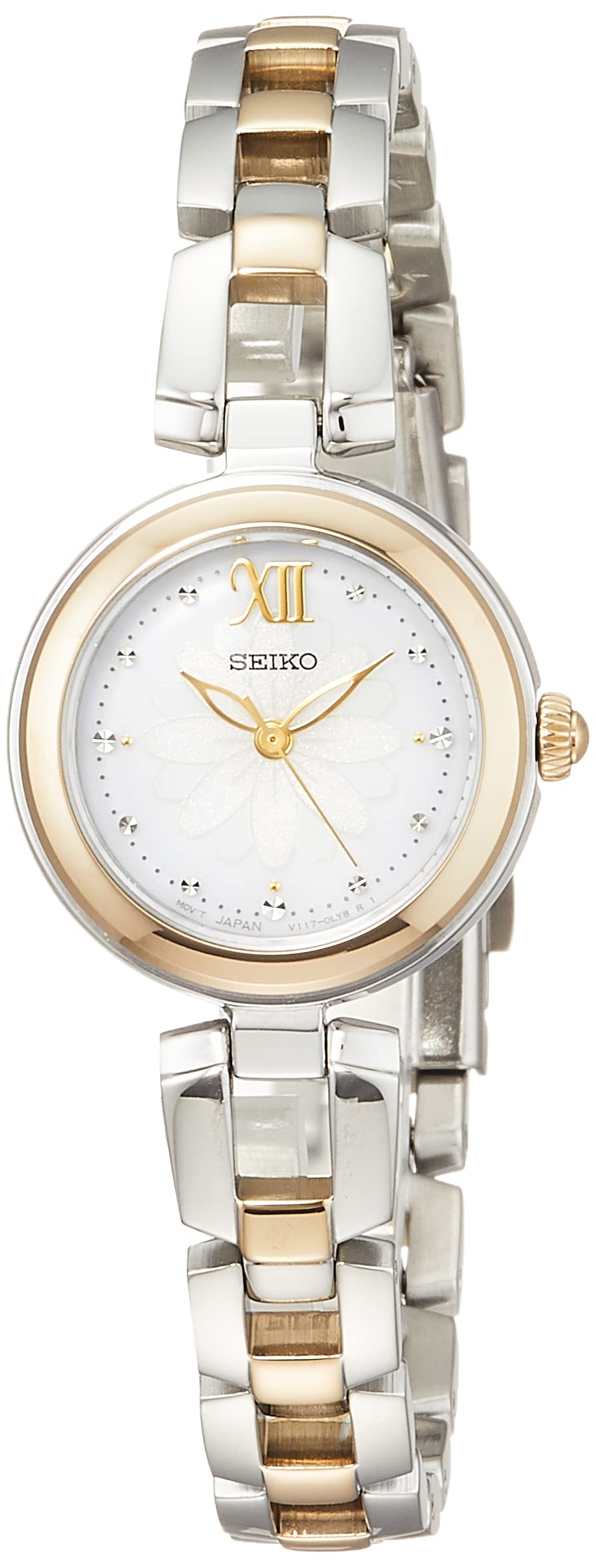 

[Часы Seiko] Seiko Selection Women s Solar SWFA198 Женские Серебряные + Желтое Золото