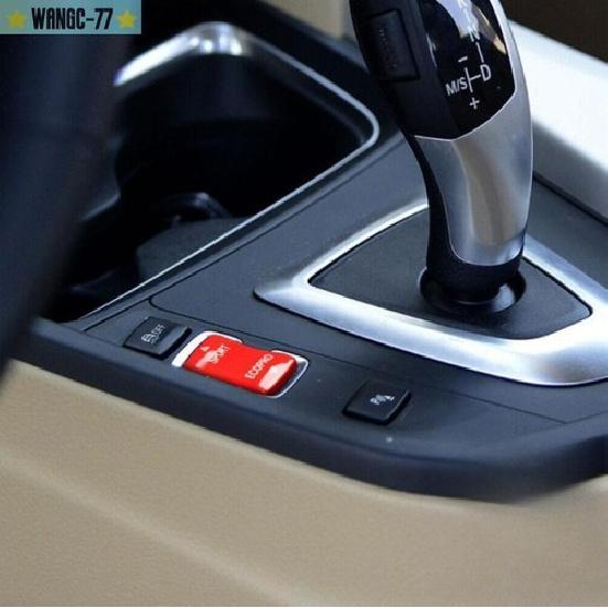 Red Replace Gear Mode Switch Button Cover Fit For BMW 1 2 3 4 Series F20 F22 F30