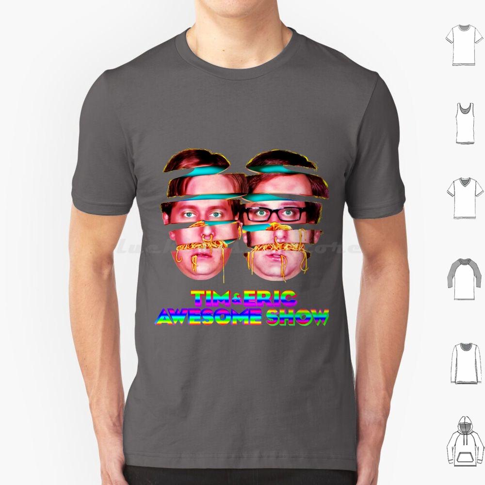 Tim And Eric Spaghetti Heads T Shirt Cotton Men Women DIY Print Tim And Eric Tim And Eric Awesome Show Awesome Show Great Job S