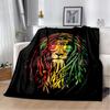 Bob Marley Music Throws Blanket for Kid Couch Sofa Travel Home Hiking Picnic Bed Beding Super Soft Flannel Blanket Birthday Gift