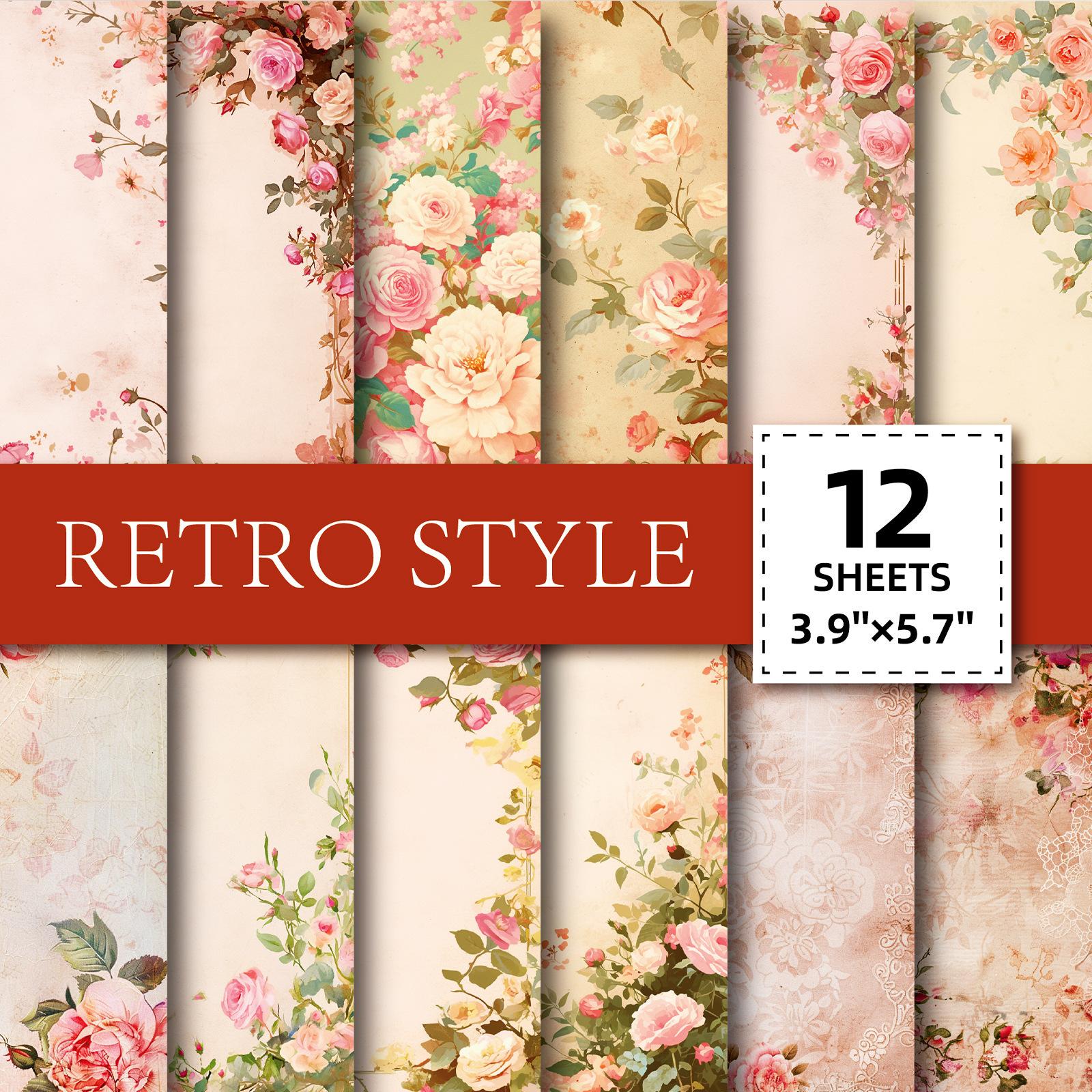

Retro-Style High-Quality Paper Background Materials Retro English Poster Paper for Handmade Journals DIY Collage Decorative Back армія зелений колір
