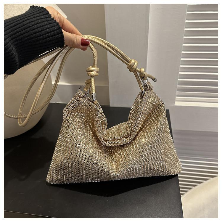 Fresh Fashionable Shiny Sweet Handbag For Women 2024 Spring New Tote Shoulder Bag