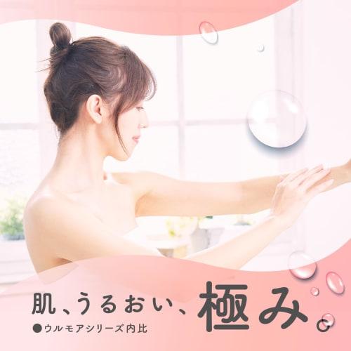 Ulmor Highly Moisturizing Bath Liquid Creamy Rose 600ml/Milk White Liquid Bath Salt Contains 3 Moisturizing Ingredients (CICA Extract, Ceramide, Shea