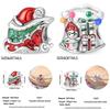 Christmas Charms Copper Christmas Tree Santa Claus Ice Boot Snowflake Pendant Beads Fit Bracelet Diy Jewelry