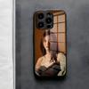 Singer L-Lee Hyeri Phone Case For IPhone 17 Air 16 E Pro Max 15 14 13 Mini 12 Pro 11 Max Plus Black Glass Cover