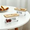 Glass Butter Dish with Lid
