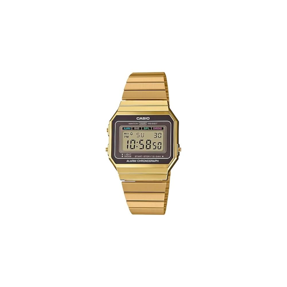 Casio Vintage Series A700WG-9A Digital Watch Gold Unisex Overseas Model