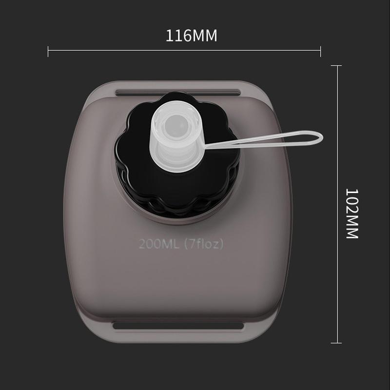 Borraccia Sportiva da Polso, Tazza in Silicone per Alimenti, Portatile Creativa per Corsa all'Aperto, Ciclismo, Escursionismo, Regalo