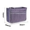 Large Capacity Layered Bag with Double Zipper Opening and Closing, Easy To Store Items Such As Tablets, Laptops,Files,Books, Etc