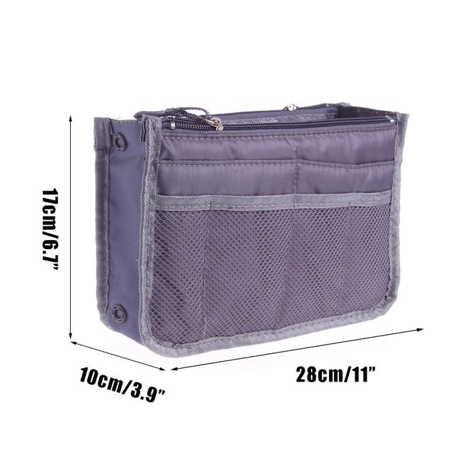 Large Capacity Layered Bag with Double Zipper Opening and Closing, Easy To Store Items Such As Tablets, Laptops,Files,Books, Etc