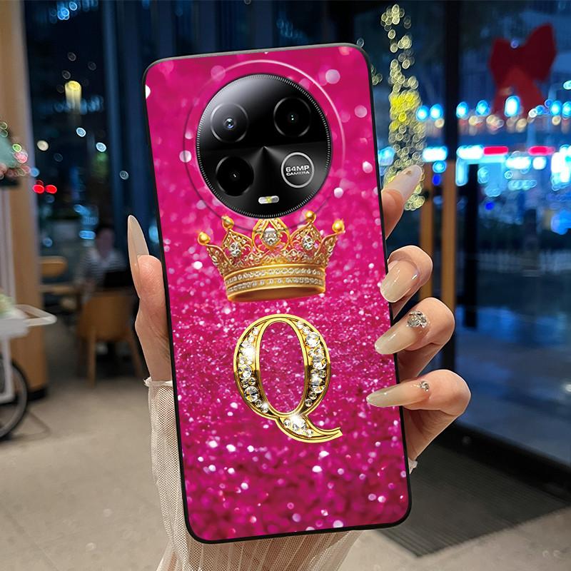 Black Case For BLU Bold K50 Soft Silicone Shockproof Protective Casing For BLU Bold K50 New Luxurious Crown Letter Back Cover