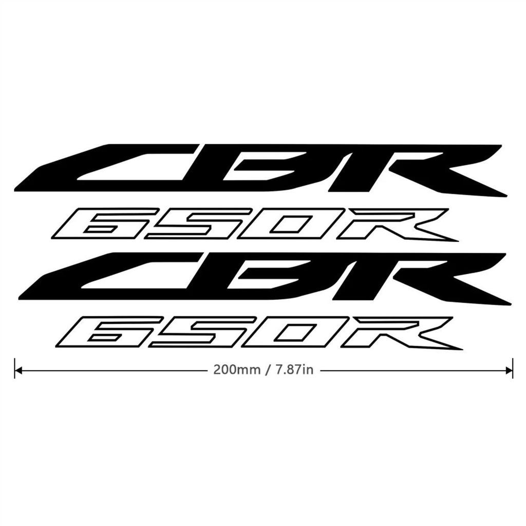 Motorcycle Sticker Fit For Honda CBR650R CBR 650R CBR 650 R 2019 2020-2022 Motorcycle Sticker Decal Accessory (Color: Silver)