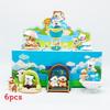 Dog Pvc Maltese Figure Model Sets With Magnetic Design For Kids Collectors And