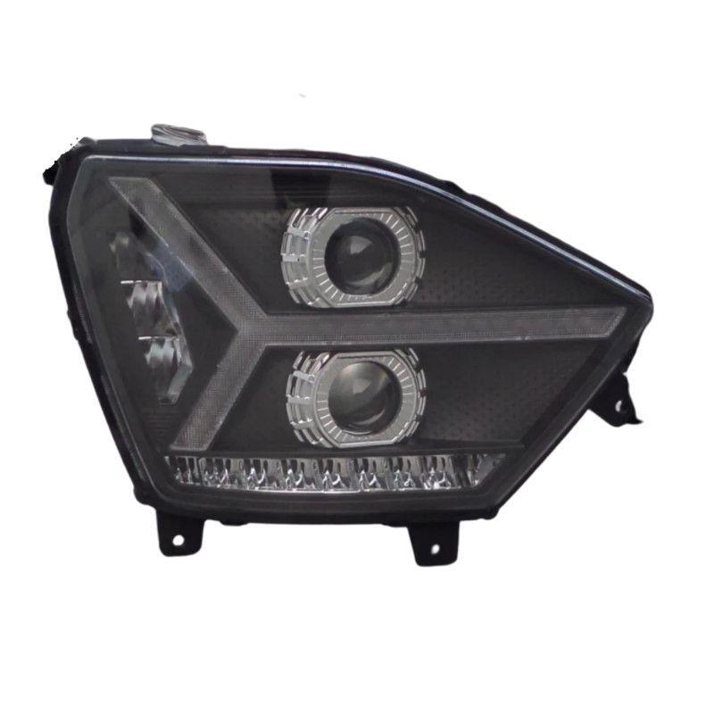 Compatible with HaoHan N7G N5G All-LED Modified Dual Projector Headlight Assembly with Flowing Lights Left Headlight Assembly
