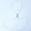 Water Drop Shaped Chest Rest European And American Sexy Beach Fashion Rhinestone Chest Women'S Body Chain