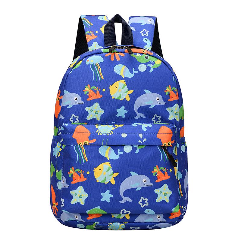 3D Printed Cartoon Kindergarten Backpack for Kids (Ages 3-8)
