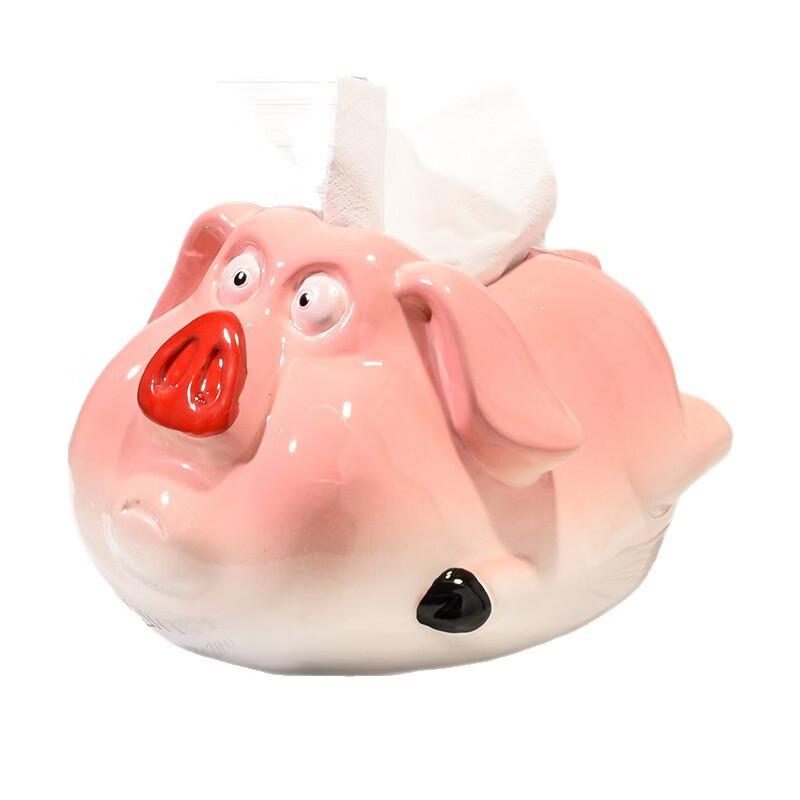 Cute Cartoon Piggy & Dragon Tissue Box