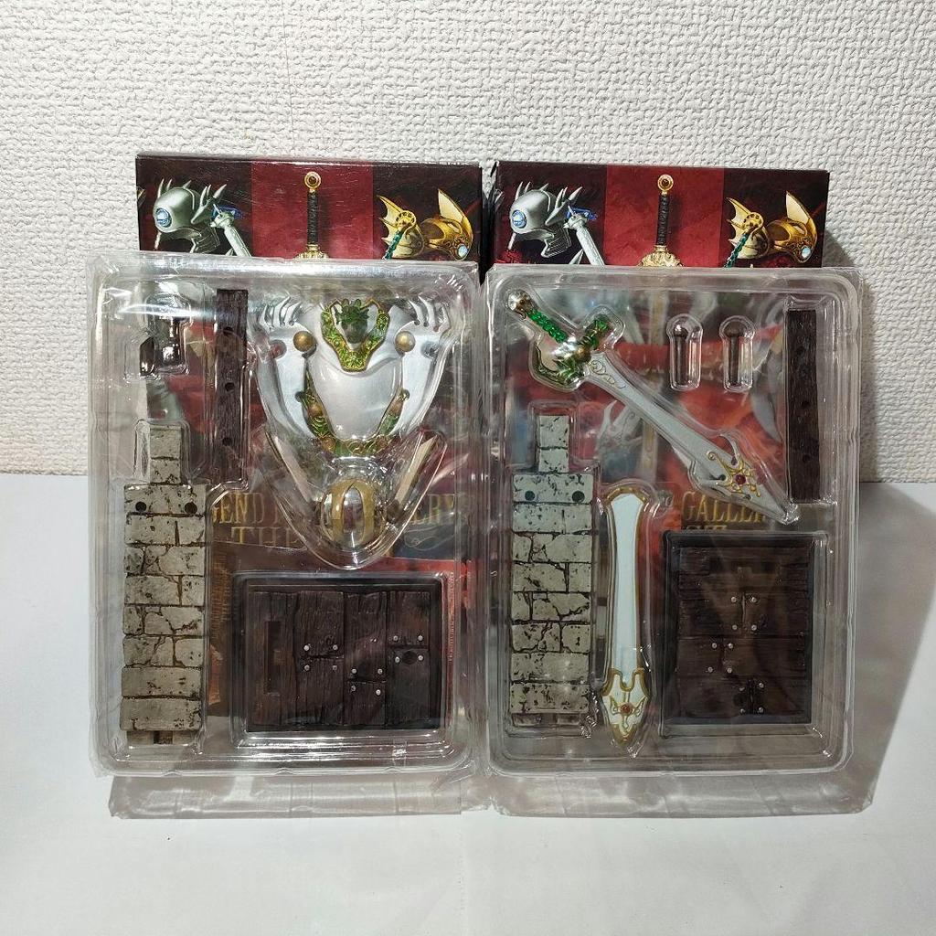 [USED] Dragon Quest Figures: Sword of the Sky, Shield of the Sky, Helmet of the Sky