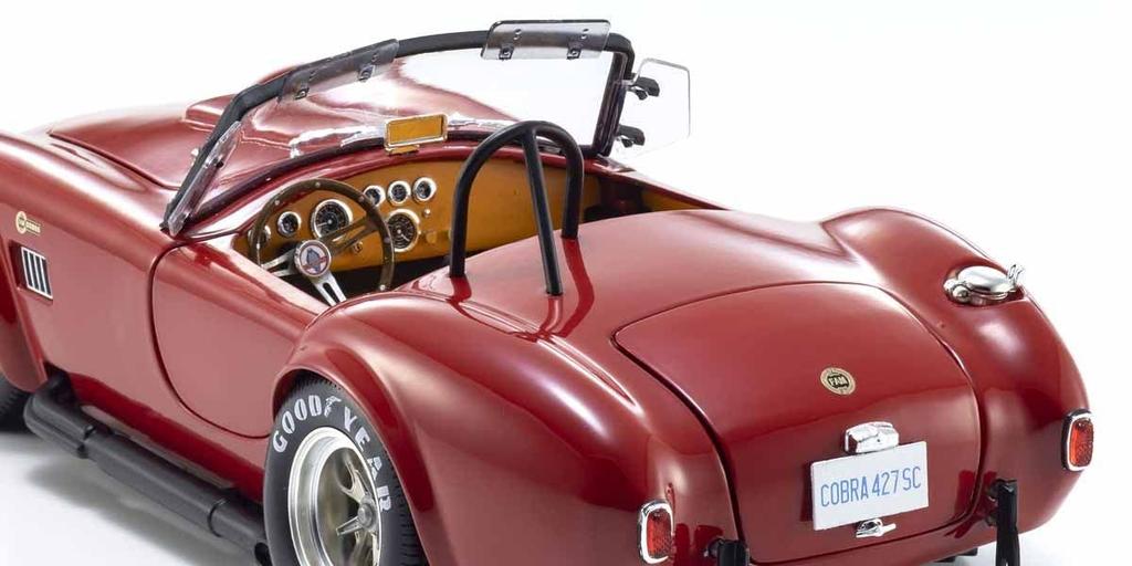 Kyosho Original 1/18 Scale Shelby Cobra 427 S/C FAM Red Finished Product