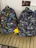 Schultasche große Kapazität ins Schultasche personalisiert Graffiti cool Japanischer Rucksack Mittelschüler Campus Mode Rucksack