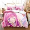 Cupid's Chocolates Bedding Set Includes Duvet Cover 2 Pillowcases Sweet Romantic Chinese Harem Anime Character For Anime Lovers