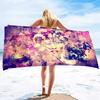 Microfiber Beach Towels Quick Drying Towels,Ink Painting Art Absorbent Sand Free Swim Pool Beach Towel Blanket for Travelling