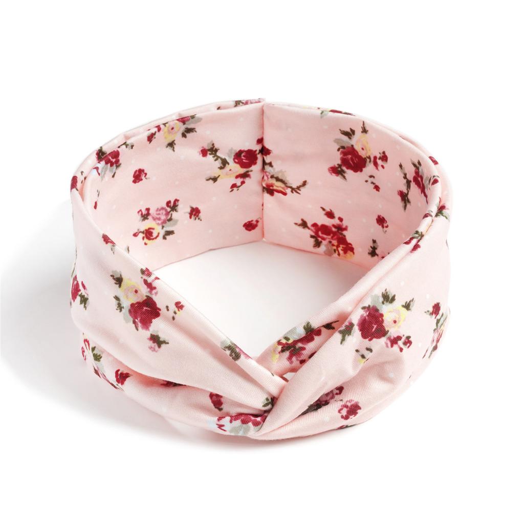 Bohemian Cross Knotted Headband Gypsy Yoga Sports Headband Wide Female Stretch Headband