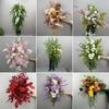 Junran Wedding Hall Dendrobium Flower Display for Banquets and Engagements