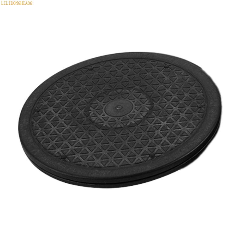 K1AE 360 Degree Rotating Craft Turntable Base for Sculpting Pottery Modeling and Photography PP Material Steel Ball Structure