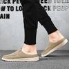Canvas Shoes Large Size Men's Summer Half Tray Light Breathable Lazy Shoes Casual One Pedal Cloth Shoes Foreign Trade