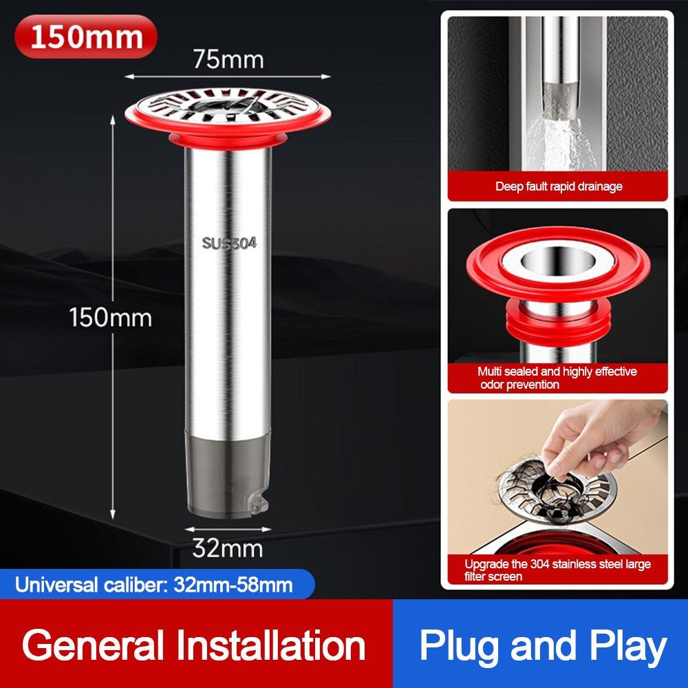 Anti Odor Floor Drain Core Insect Proof Basin Drain Filter Water Drain Supplies