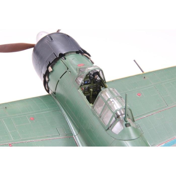 Fine Molds 1/48 Imperial Japanese Navy Zero Fighter Model 52 (Mitsubishi-made, Mid-Production) Plastic Model FZ01 (Aircraft) Gray